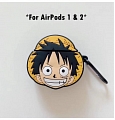 Monkey D. Luffy | Silicone Case for Apple AirPods 1, 2 Cosplay
